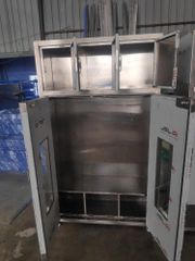 Ss Garment Storage Cabinet Color White Lighting Type White Material Stainless Steel Country of Origin Made in India Usage/Application Garment Storage - Image 1