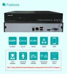 Fsan Smart Ai Video Recorder Security CCTV Surveillance NVR Trademark FSAN Hdd Supported 2 USB 2 USB Ports HS Code - Image 3