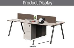 Multi-Purpose Flat L Shape Home Office Computer Desk with Shelves - Image 3