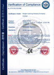 CE for stump remove machine certificate from Ningbo Lizhong Industry Co., Ltd.