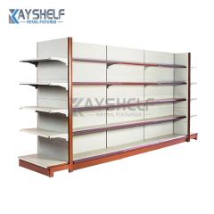 Double Side Convenience Store Fixture Display Shelf Racks Gondola Shelving - Image 1
