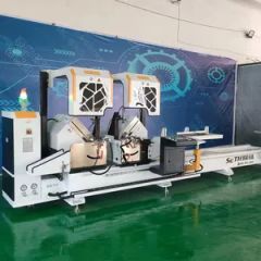 Window Machine Manufacture PVC/UPVC Window and Door Making Machine Double Head Mitre Saw Cutting Saw Machine - Image 3