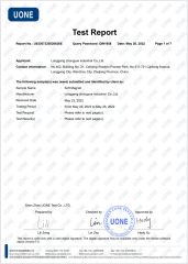RoHS certificate from Safecare Electro Products Co., Ltd.