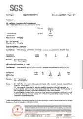CA Prop65 certificate of Suzhou A Plus Textiles Company Limited – certificate photo, supplier certificates section