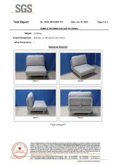 SGS certificate from Foshan Hanse Industrial Co., Ltd.