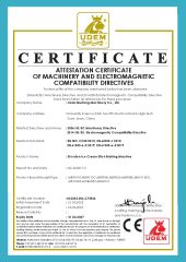 CE for wodoen stick certificate from Jinan Mustang Machinery Co., Ltd