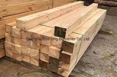 Wooden Sleeper UIC BS Rail Plain 1.1*1.1*0.8 110*110*80cm BS China ISO9001 - Shanghai Bosheng Industries Co., Ltd.