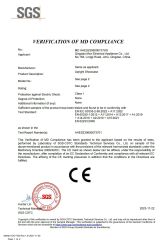 CE2 certificate of Qingdao Mox Electrical Appliance Co., Ltd – certificate photo, supplier certificates section