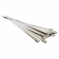 Silver Ss Cable Tie Color Silver Length 300 mm Fire Safety Yes Uv Resistance Yes Strength Excellent Width 4.6 mm – 12 - Image 3