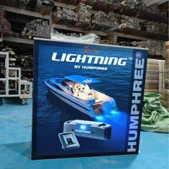 Custom Trade Show Counter Portable Backlit Exhibition Counter Promotion Reception Table - Image 6