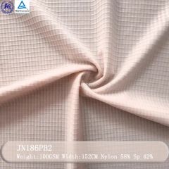 100GSM Jacquard Fabric Jn186pb2 58% Nylon 42% Spandex Fabric for Sportswear Underwear - Zhejiang Hongxiang Textile Technology Co.,Ltd