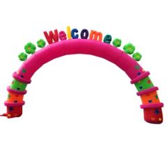 Welcome Oxford Material High Quality Inflatable Arch Door Type Arches Origin China Model NO. ZJ-I Technics Sewing Material Oxford - Suzhou Zhijie Advertising Co., Ltd.