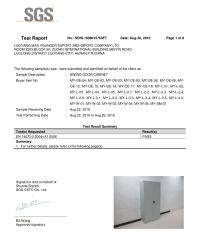 SGS Certification certificate from Luoyang Mas Younger Export and Import Company (Ltd.)