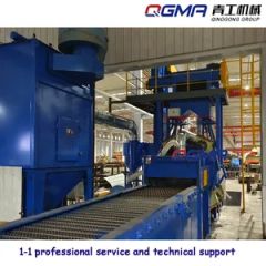 Mesh Belt Type Shot Blasting Machine with Integrated Abrasive Recycling and Separator Unit - Image 2
