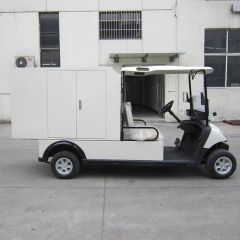 2-Passenger House-Keeping Van Box Electric Golf Cart Seats 1-2 Color White Motor AC 5kw Origin China Range 80-100 Km Controller - Image 3