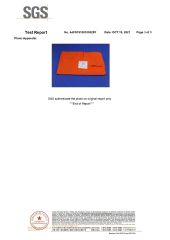 EN11611 FR Test certificate from Shanghai July Textile Co.,Ltd