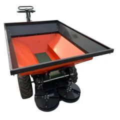CE Certified Self-Propelled Dual-Purpose Spreader Wide-Area Rotary Lawn Feed Spreader Agricultural Gasoline Fertilizer Spreader - Image 2