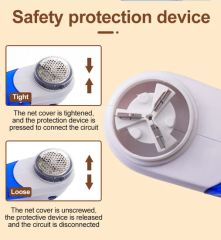 Portable Battery Operated Fabric Shaver Lint Remover Device Electric for Clothes - Image 1