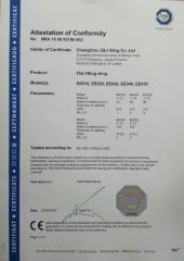 CE of webbing sling certificate from Changzhou Z&J Sling Co., Ltd.