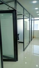 Aluminium Acoustic Aluminum Partition System, For Office Lifespan Long Finish Optimum Height customized Open Style - Image 1