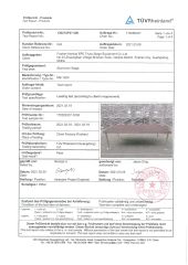 TUV product test report certificate from Foshan Nanhai Epe Truss Stage Equipment Co., Ltd