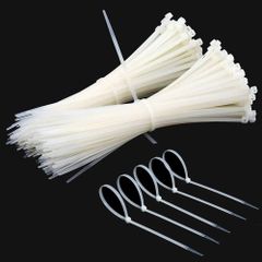 White Nylon Cable Tie Width 3 mm Color White Length 100 mm Material Nylon Pack Type Packet Usage/Application - Image 2