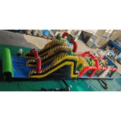 Playground Commercial Inflatable Obstacle Course Age 8-11 Years Style Christmas Weight 50 ~ 99Kg HS Code 9506990000 Model NO. - Image 3
