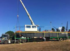 Modular Pontoons Work Floating Factory Lake Dredging Boat/Ship. Vessel/Barge for Sale - Image 3