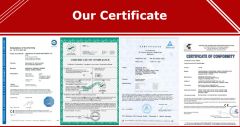 Certificate certificate from Tengzhou Beta Co., Ltd