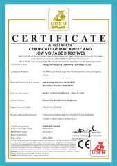 CE certificate of ZHENGZHOU ZHENGJIA HEAVY INDUSTRY CO.,LTD. – certificate photo, supplier certificates section