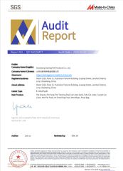SGS certificate from Shandong Darling Pet Products Co., Ltd.