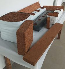 Coco Peat Product Material Coco Peat, Coco Husk chips Type Grow Bags, 5 KG Bale, Coco Peat Briquettes, Coco Disc Specification EC Level: Both High EC Level Low EC Level Product Available, Volume: 60 – 80 L, Packing: Palletized – Stretch, - Image 1
