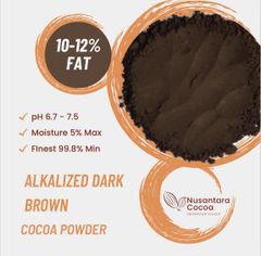 Alkalized Dark Brown Shelf Life 2 Years Max. Moisture (%) 5% Place of Origin - Image 1