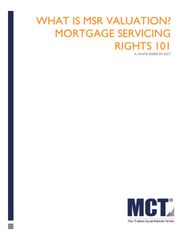 Mortgage Servicing Rights Whitepaper - CAPITAL TRADERES