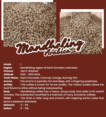 Arabica Mandheling Grade 1 | Semi Washed | Export – product photo 2, product detail gallery