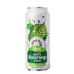 16.57 fl oz Vinut 100% Soursop Juice Drink (no sugar added) Brand Name Vinut Shelf Life 24 months Certification BRC  ,  FDA  ,  FSSC22000  ,  GMP  ,  HACCP  ,  - Image 1