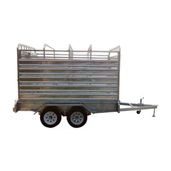 Sheep Carry Livestock Farm Trailers ABS With ABS Wheel 195r15c Condition New Trademark SWT Shape Flatbed Spring 7 Leafs HS Code - Zhenjiang SWT Metal Product Co., Ltd. - China