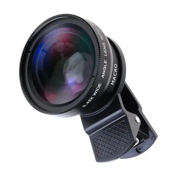 Phone Lens Kit 0.45X Super Wide Angle Super Macro Lens for ISO Android Mobile Phone Camera Lenses - Yiwu Trieagle Optical Electronic Co., Ltd. - China