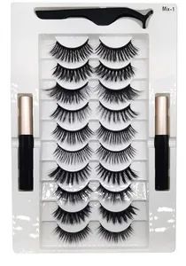 10 Paris Magnetic Eyeliner Magnetic False Eyelash Color Black Usage Daily Origin Qingdao Trademark Usmile HS Code - Qingdao Usmile Accessories Co., Ltd - China