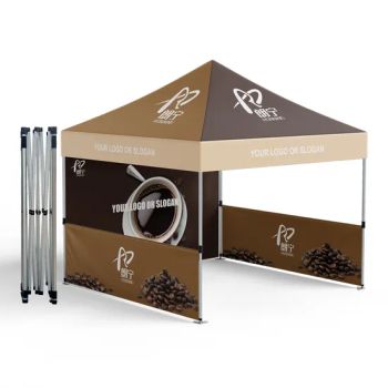 Ronning Custom Logo10X10 10X15 10X20FT Pop-up Outdoor Aluminum Canopy Awning Advertising Logo Trade Show Event Tents for Effective Marketing - Weifang Ronning Industry Co., Ltd. - China