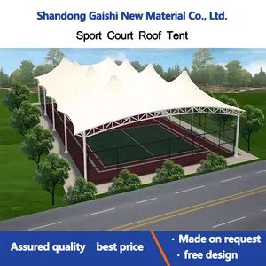 Outdoor Flame Retardant PVDF Structure Shade Enclose Roof Paddle Court Stadium Tents Awning - Shandong Gaishi New Material Co., Ltd. - China