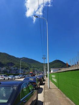 80W+120W LED Street Light Replace 250W+150W High-Pressure Sodium Lamp Illumination Test Data Before and After Transformation - Ningbo Stellar Technology Co., Ltd. - China