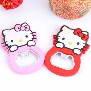 Custom Fashion PVC Cartoon Soft Fridge Magnet Bottle Opener Sample Free Material Metal Trademark YIBAO Specification SGS - Yibao Gift Co., Ltd. - China