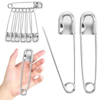 Biggest Safety Pins 7p, 5 Inch Extra Large Safety Pins Heavy Duty, Stainless Steel Giant Safety Pin for Clothes, Blankets, Leather, Canvas, Laundry, Outdoor - Changsha Hetong Technology Co., Ltd. - China