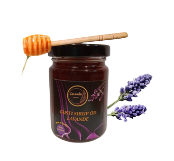 Natural Thick Lavender Syrup 190g Place of Origin Serbia Aroma Intense Lavender Vegan Status Vegan-friendly Origin Family Farm In Serbia - Purplessence Zrenjanin - Serbia