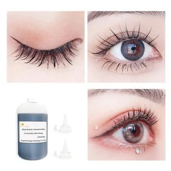 Professional 0.5s Black Sensitive Eyelash Glue 1L Refill Hypoallergenilc Lash Glue - Changzhou Kefan Chemical Co., Ltd. - China