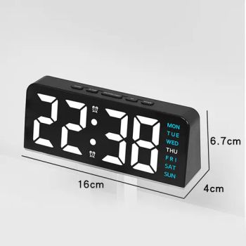 LED Big Numerals Digital Alarm Clock with Back-Light Date Week Temperature Plastic Electronic Table Clocks - Fuzhou Whole Line Trading Co., Ltd. - China