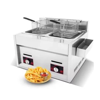 China Double Wholesale Stainless Steel Commercial Gas Deep Fryer - Miluo Frank Technology Co.,Ltd. - China