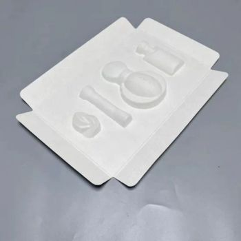 Sugarcane Bagasse Paper Pulp Molded Cosmetic Packaging Inserts Coffee Trays - Dezhou Chunyang Environmental Protection Materials Co., Ltd. - China