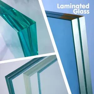 Ultra Clear Tempered Laminated Glass with PVB EVA Film 6 38mm 6 76mm 8 38mm 10 38mm Safety Building Glass Floors Stairs Curtain Wa - Qingdao Tsing Glass Co., Ltd. - China